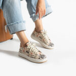 Zapatillas cómodas mujer de piel