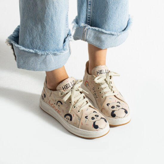Zapatillas cómodas mujer de piel