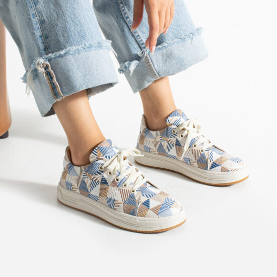 Alternative view of Zapatillas cómodas mujer de piel