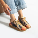 Zapatillas cómodas mujer de piel