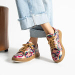 Zapatillas cómodas mujer de piel