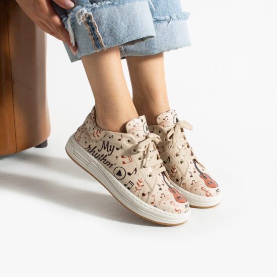 Alternative view of Zapatillas cómodas mujer de piel