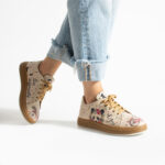 Zapatillas cómodas mujer de piel