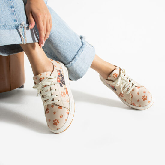 Alternative view of Zapatillas cómodas mujer de piel