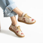 Zapatillas cómodas mujer de piel