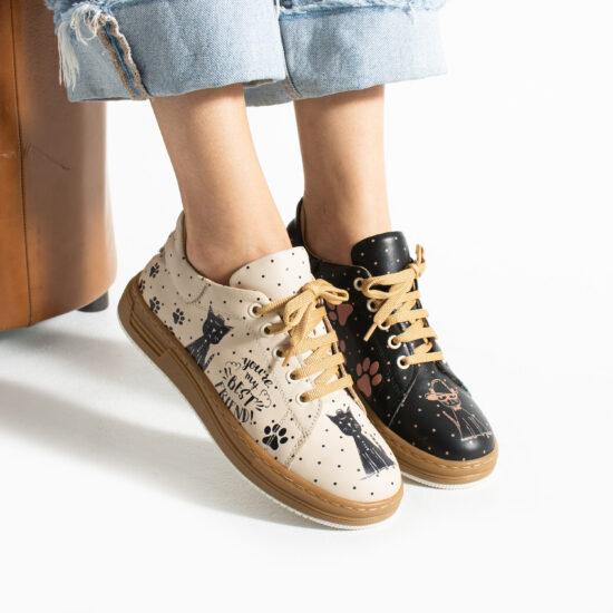 Alternative view of Zapatillas cómodas mujer de piel