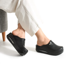 Zuecos con plataforma mujer negros de piel ecológica Zuecos con plataforma mujer Monocromáticos Zuecos con plataforma mujer negros de piel ecológica Zuecos con plataforma mujer Monocromáticos