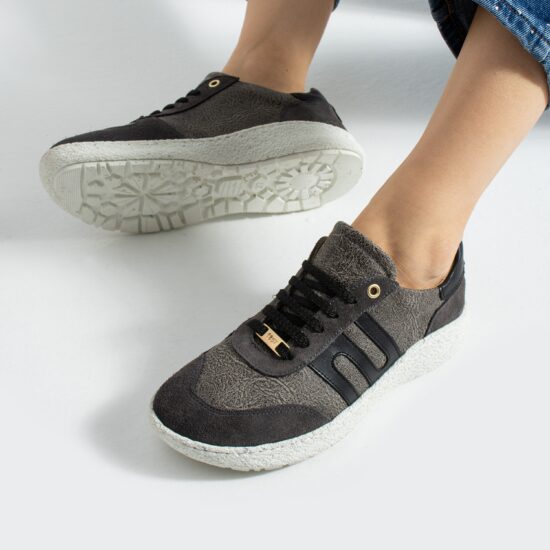 Zapatos barefoot mujer con horma ancha - Graphite | TUASOLEA