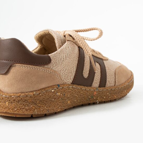 Zapatos barefoot mujer con horma ancha - Almond | TUASOLEA