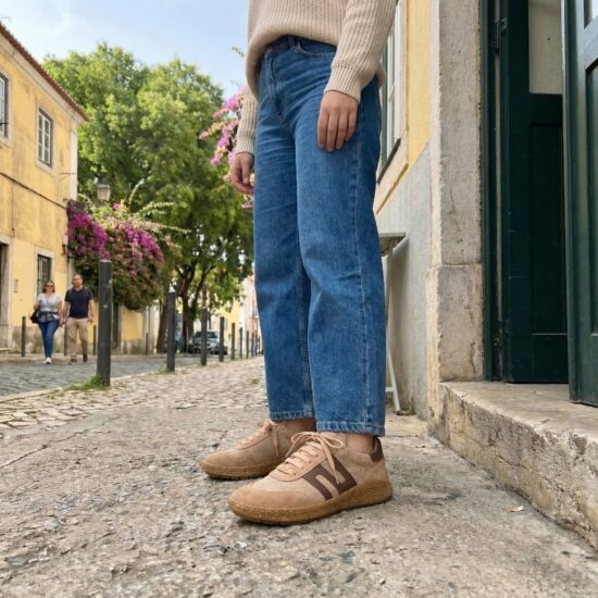 Zapatos barefoot mujer con horma ancha - Almond | TUASOLEA