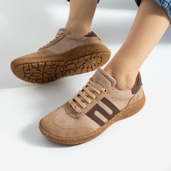 Zapatos barefoot mujer con horma ancha - Almond | TUASOLEA