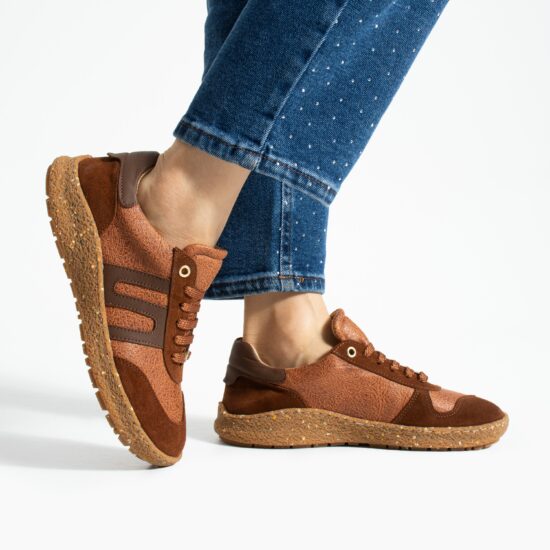 Zapatos barefoot mujer con horma ancha - Terracotta | TUASOLEA