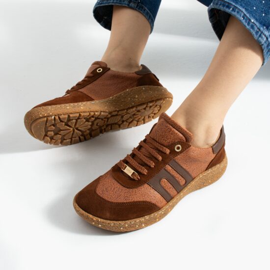 Zapatos barefoot mujer con horma ancha - Terracotta | TUASOLEA