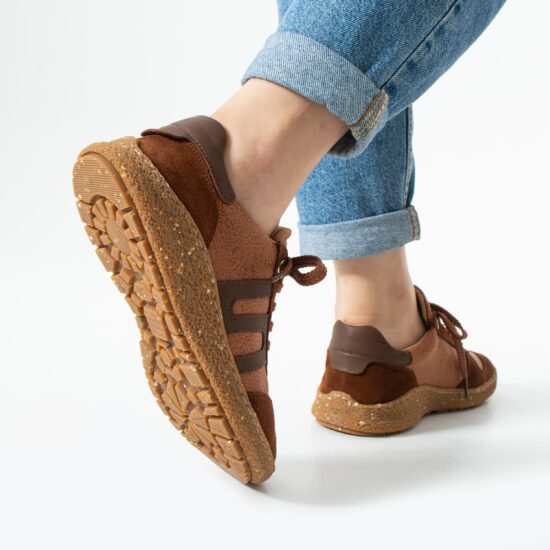 Zapatos barefoot mujer con horma ancha - Terracotta | TUASOLEA