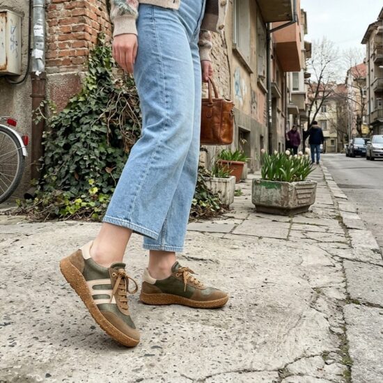 Zapatos barefoot mujer con horma ancha - Forest | TUASOLEA