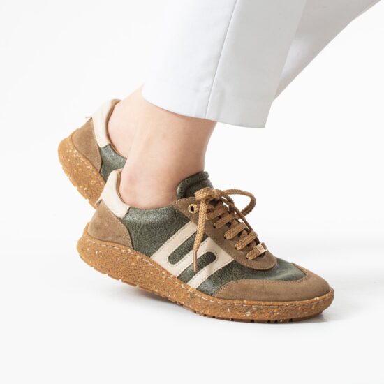 Zapatos barefoot mujer con horma ancha - Forest | TUASOLEA