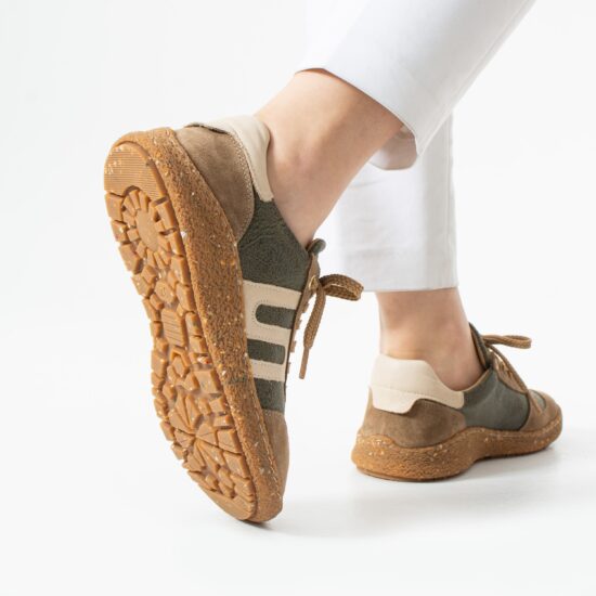 Zapatos barefoot mujer con horma ancha - Forest | TUASOLEA