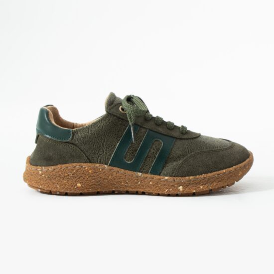 Zapatos barefoot mujer con horma ancha - Olive | TUASOLEA