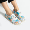 Zapatos cómodos de piel para mujer con memory foam multicolor