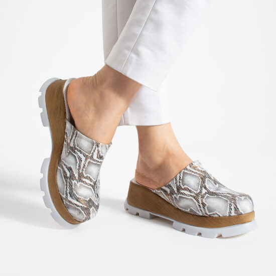 Mujer Imara Python Silver от Естествена кожа