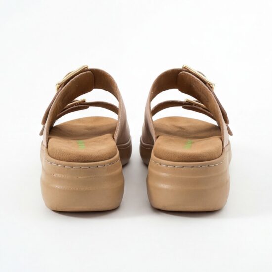 Sandalias de mujer de piel con plantilla extraíble - detalle