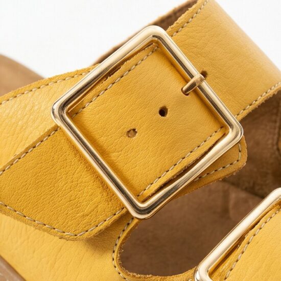 Sandalias de mujer de piel con plantilla extraíble