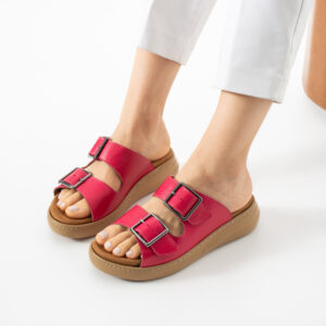 Sandalias de mujer de piel con plantilla extraíble