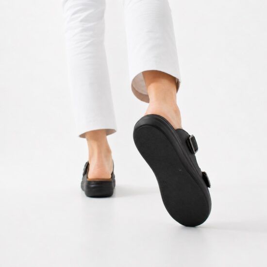 Sandalias de mujer de piel con plantilla extraíble