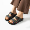 Sandalias de mujer de piel con plantilla extraíble