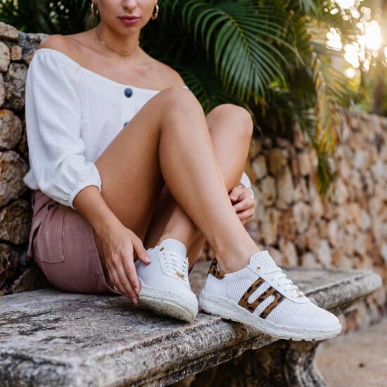 Zapatos barefoot mujer con horma ancha - vista superior