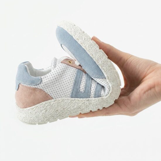 Zapatos barefoot mujer con horma ancha - vista lateral