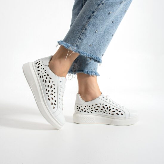 Zapatillas de mujer Timeless Breeze Whit от Естествена кожа