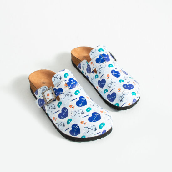 Zuecos planos estampados para enfermera — 6
