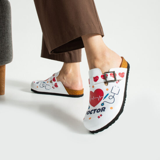 Zuecos planos estampados para enfermera — 5