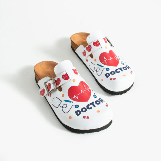 Zuecos planos estampados para enfermera — 6