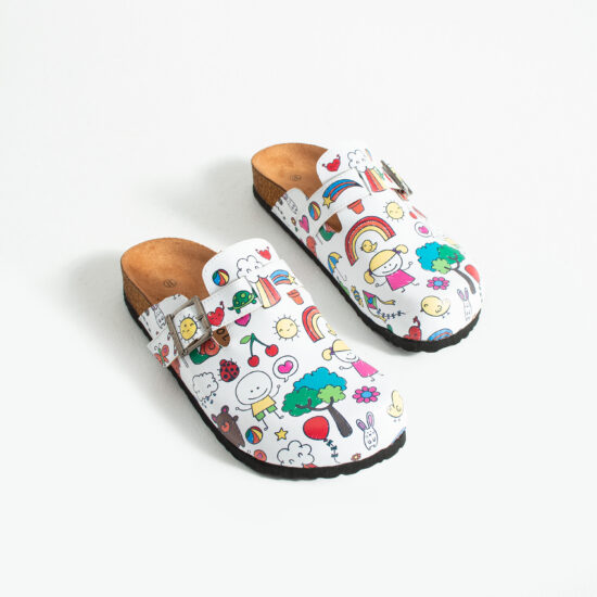 Zuecos planos estampados para maestras — 6