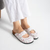 Zuecos planos estampados Zuecos de mujer Шарени 2 Zuecos planos estampados