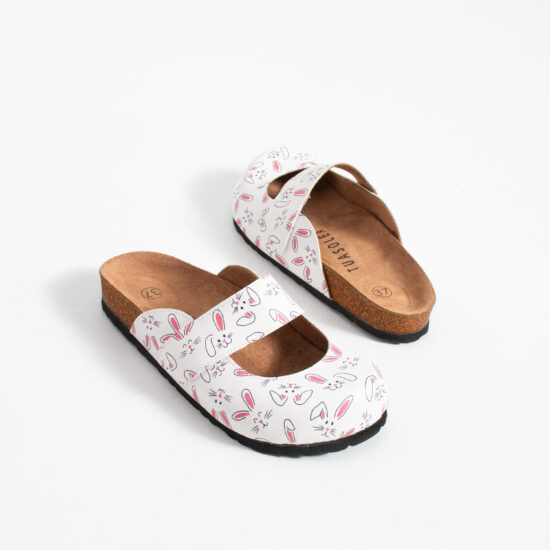 Zuecos planos estampados — 7