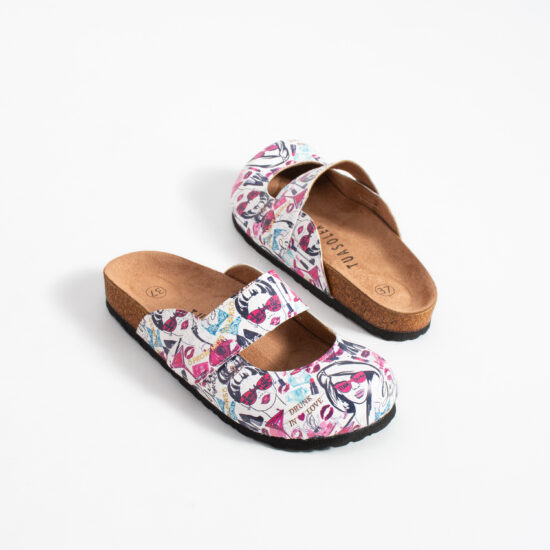 Zuecos planos estampados — 6