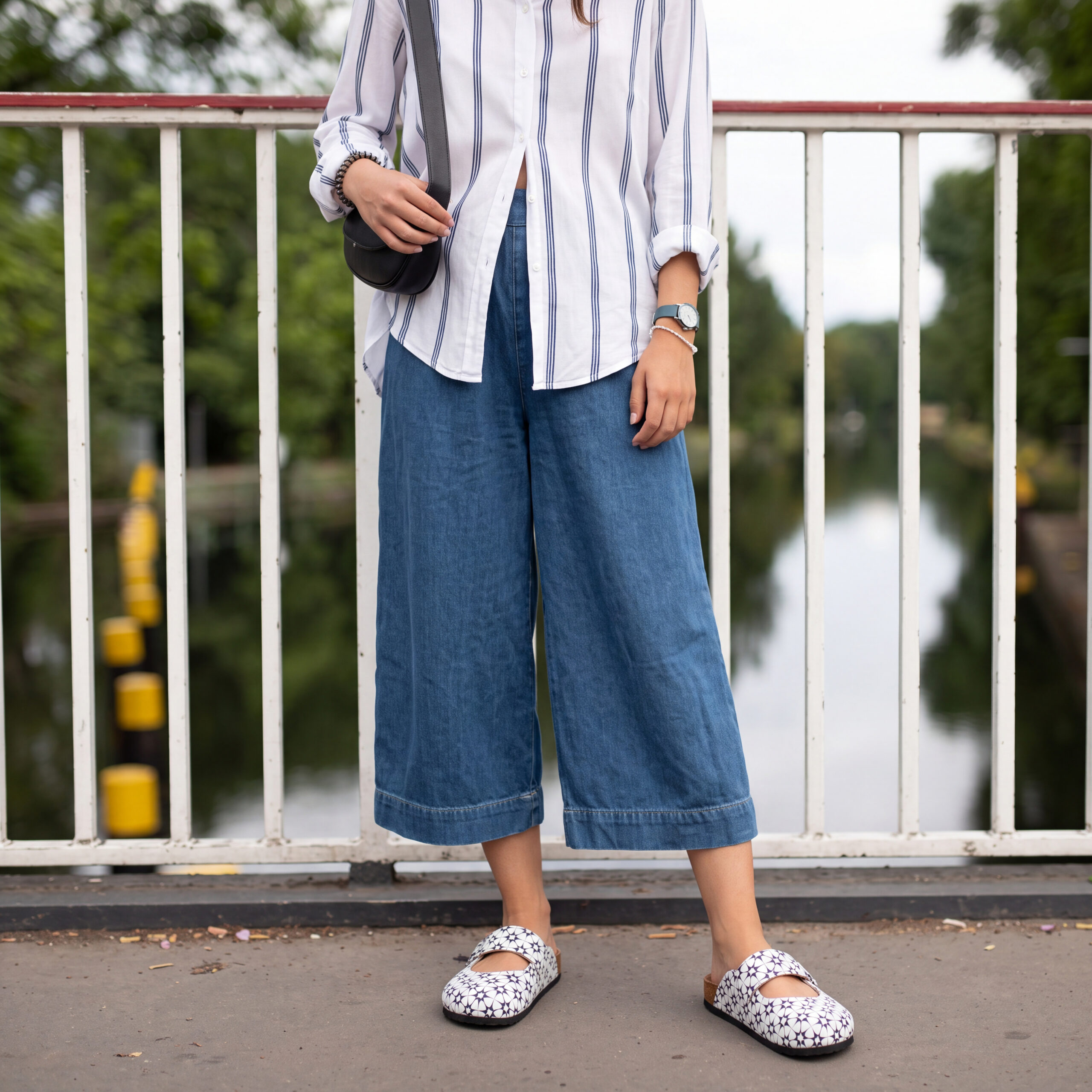 Zuecos planos estampados Zuecos de mujer Шарени 2 Zuecos planos estampados — 2