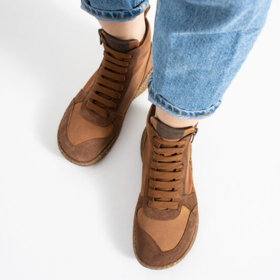 Botines de mujer - TSL Barefoot North Caramel
