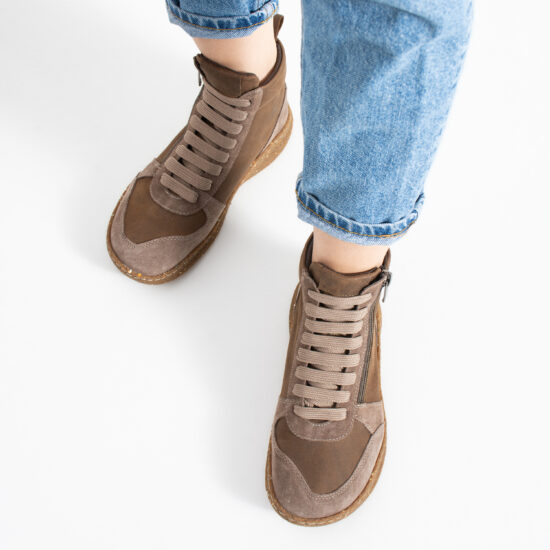 Botines de mujer - TSL Barefoot North Taupe