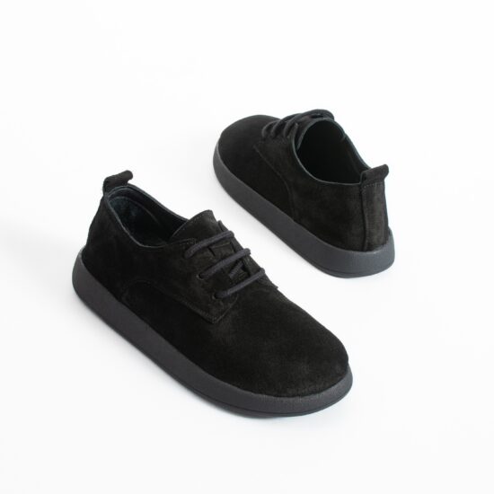 Zapatos cómodos de piel de ante con memory foam - detalle