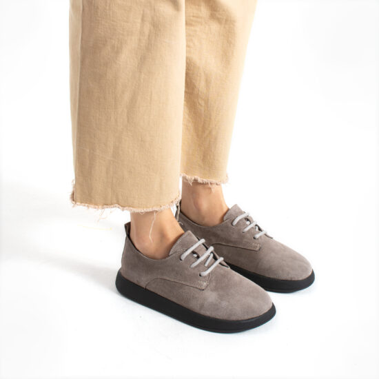 Zapatos cómodos de piel de ante con memory foam