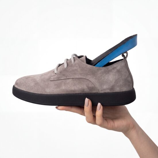 Zapatos cómodos de piel de ante con memory foam - vista superior