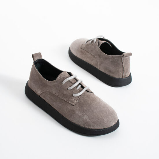 Zapatos cómodos de piel de ante con memory foam - detalle