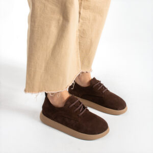 Zapatos cómodos de piel de ante con memory foam