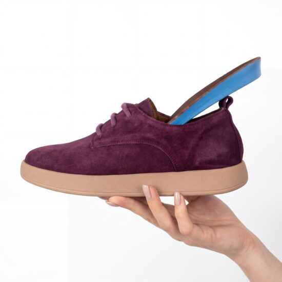Zapatos cómodos de piel de ante con memory foam Zapatos planos de mujer 16 Zapatos cómodos de piel de ante con memory foam - vista superior