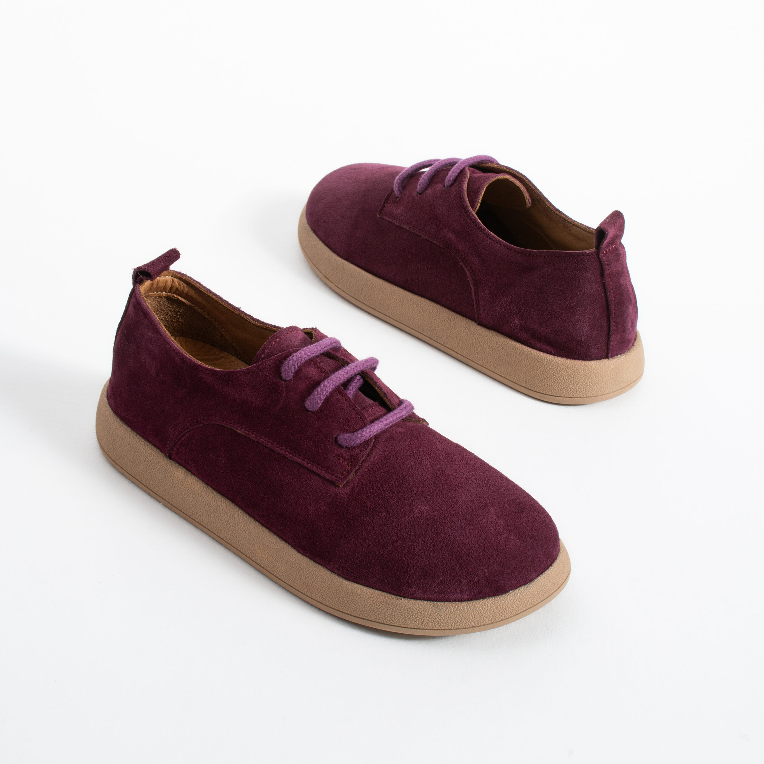 Zapatos cómodos de piel de ante con memory foam Zapatos planos de mujer 8 Zapatos cómodos de piel de ante con memory foam - detalle