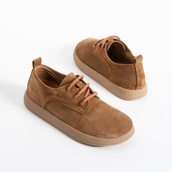 Zapatos cómodos de piel de ante con memory foam - detalle